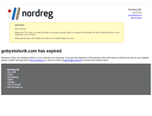 Tablet Screenshot of gobystolsvik.com